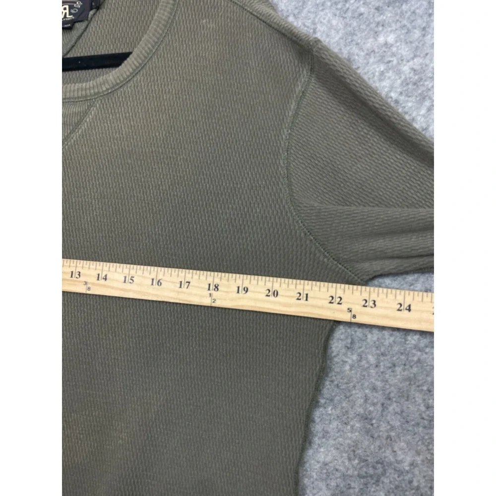 RRL Double RL Ralph Lauren Sweatshirt Mens L Green Pullover Crewneck Cotton Read - Picture 7 of 13